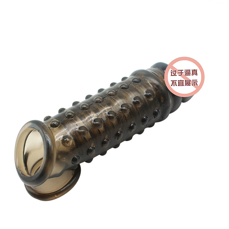 Reusable Silicone Penis Extender Sleeve Male Enhancement Cock Ring Studded Condom For Sexual Pleasure Durable Enlargement Toy - 9