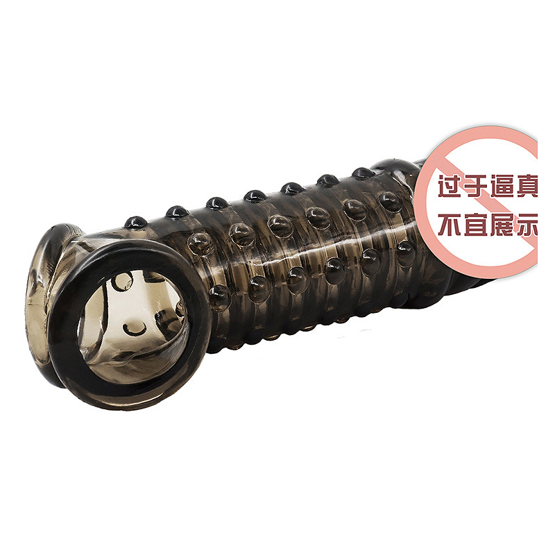 Reusable Silicone Penis Extender Sleeve Male Enhancement Cock Ring Studded Condom For Sexual Pleasure Durable Enlargement Toy - 5