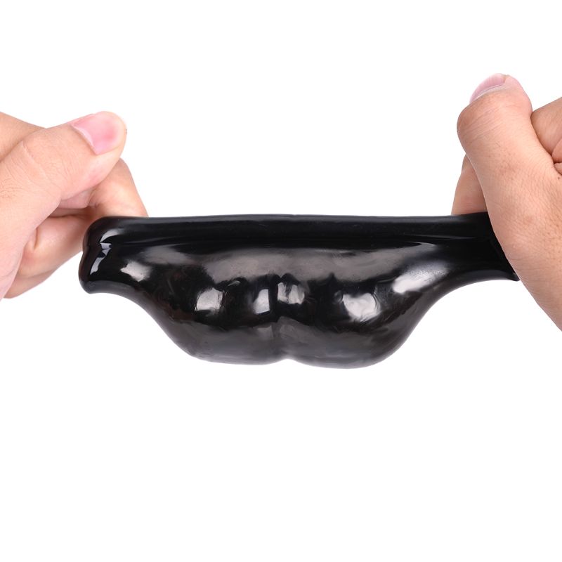 1pc Male Enhancer Cock Ring Soft Scrotum Sleeve Time Delay Sex Toy 7x5x6cm For Men - 1