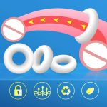Penis Ring Silicone Stretchy Transparent Erection Enhancing Delay Ejaculation Cock Classic Adult Sex Toys For Men - 3