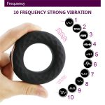 Penis Ring Vibrator Wireless Remote Lock Strap-on Delay Ejaculation Male Sex Toys Masturbator For Wan - 4