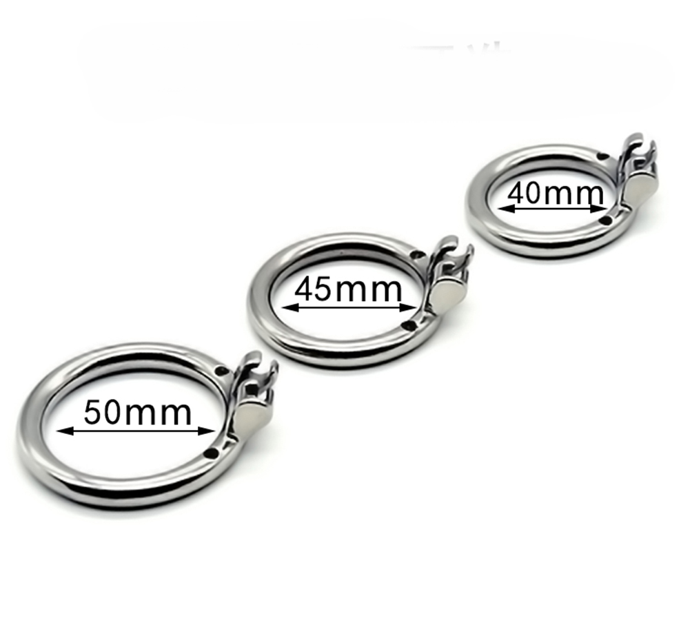 Male Chastity Device Stainless Steel Leopard Head Lock Cock Cage With Ring Adult Intimacy Game Metal Penis Toy - 2