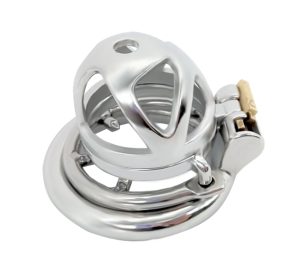 Male Chastity Devices Stainless Steel Cock Cage With Anti-shedding Ring Lockable Sex Toys For Men Penis Lock - 2