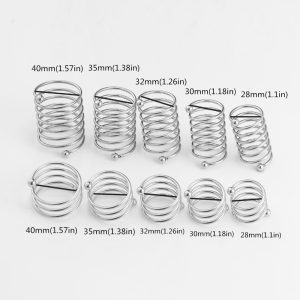 Stainless Steel Cock Ring Penis Extend Sex Time Glans Chastity Cage Cockring - 2