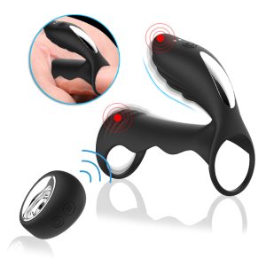 Delay Ejaculation Remote Cock Ring Vibrator Thicken Penis Vibrate Stimulate Women Clitoris Couple Toy Male