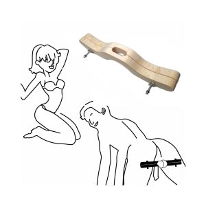 Dick Penis Ring Cockring Bdsm Cbt Cock Torture Ball Stretcher Scrotal Extruder Clip Fixture Crusher Wood Humbler Sex Game - 2