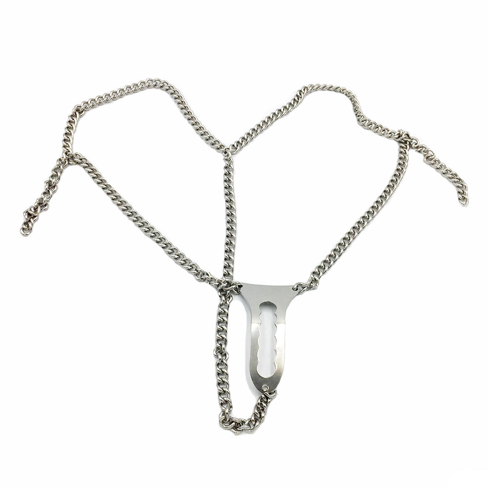 Quality Adjustable Stainless Steel Female Chastity Belt Bdsm Adult Toy Intimate Games Underwear For Women - 8