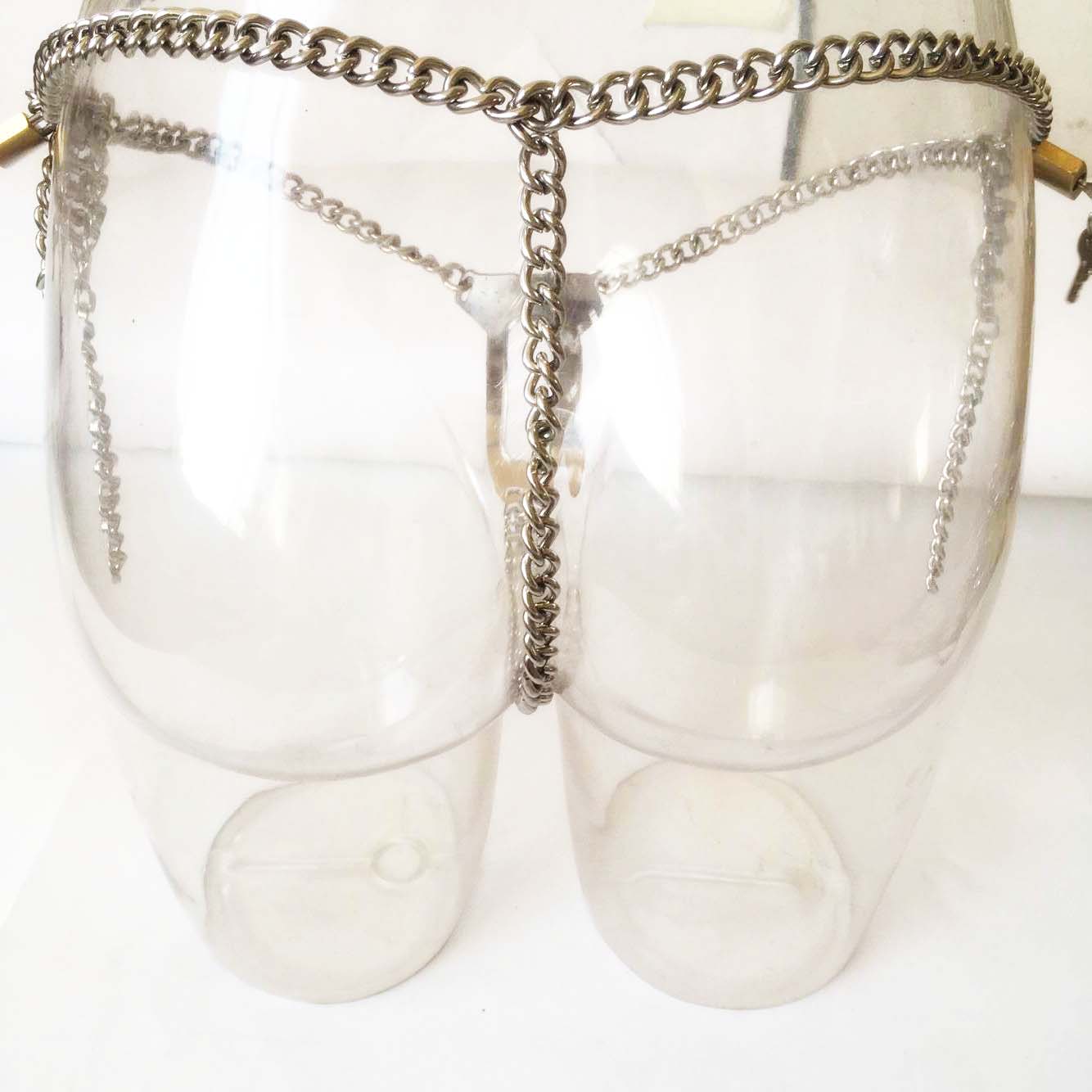 Quality Adjustable Stainless Steel Female Chastity Belt Bdsm Adult Toy Intimate Games Underwear For Women - 7