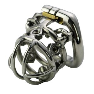 Men Chastity Belt With Removable Sharp Screw Stainless Steel Style Male Device Cock Cages