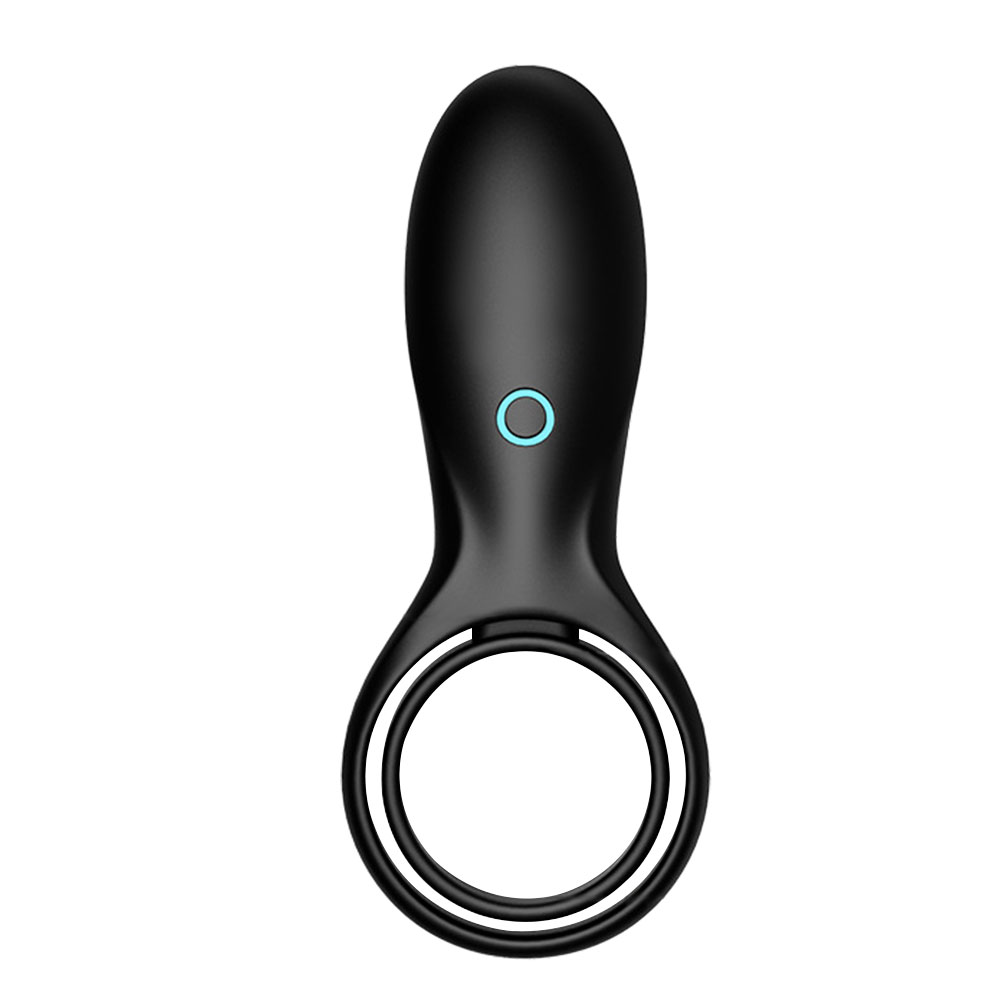 Silicone Vibrating Cock Ring Male Chastity Device Penis Vibrator Clitoral Stimulator Adult Sex Toy For Men Couples - 11