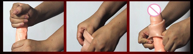 Reusable Penis Extension Sleeve Mens Enlargement Pro Extender Adult Sex Toy For Enhanced Pleasure - 14