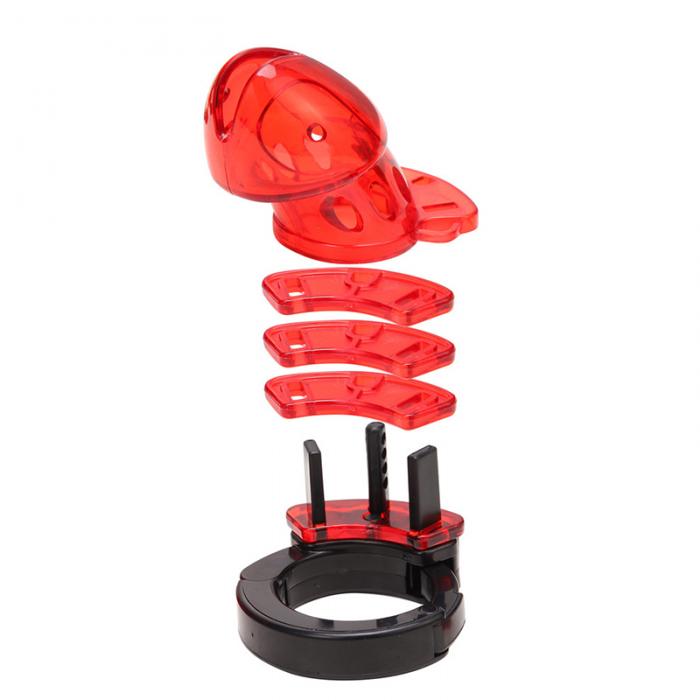 Male Electrostimulation Chastity Cage With Secure Lock Penis Sleeve And Control Host - 6