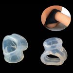Adult Erotic Toys Scrotum Bondage Ring Penis Sleeve Soft Silicone Time Delay Cock Sex For Men