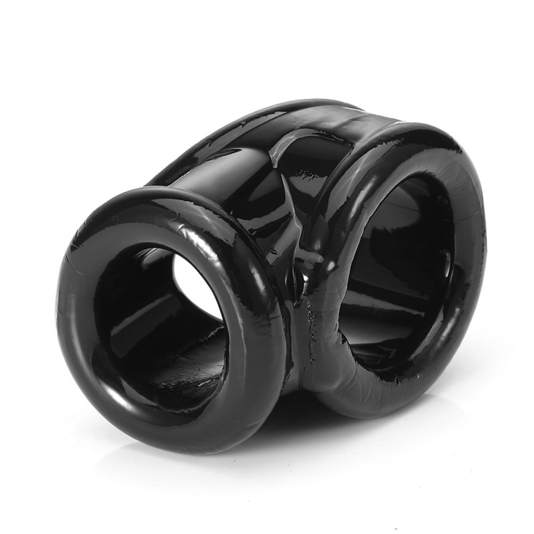 Silicone Penis Sleeve With Scrotum Bondage Ring Mens Erotic Sex Toy Prolonged Pleasure Enhancer - 3