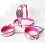 Stainless Steel Male Chastity Belt Penis Cage Bdsm Bondage Set Sexy Panty Thigh Ring Cock Device Sex Toys For Men - 6