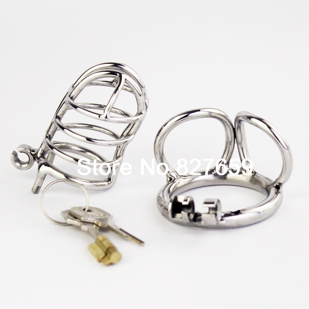 Stainless Steel Male Chastity Device Stealth Lock Penis Ring Durable Sex Toy For Men - 8