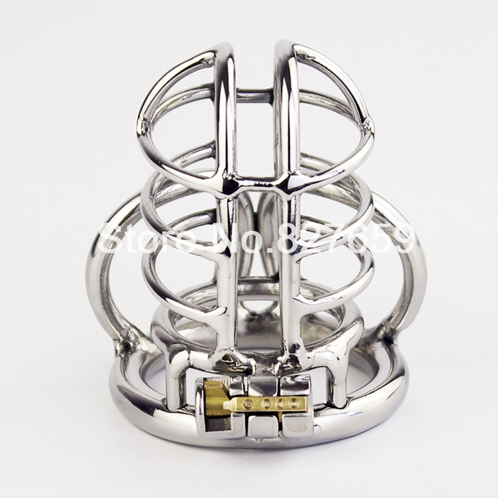 Stainless Steel Male Chastity Device Stealth Lock Penis Ring Durable Sex Toy For Men - 6