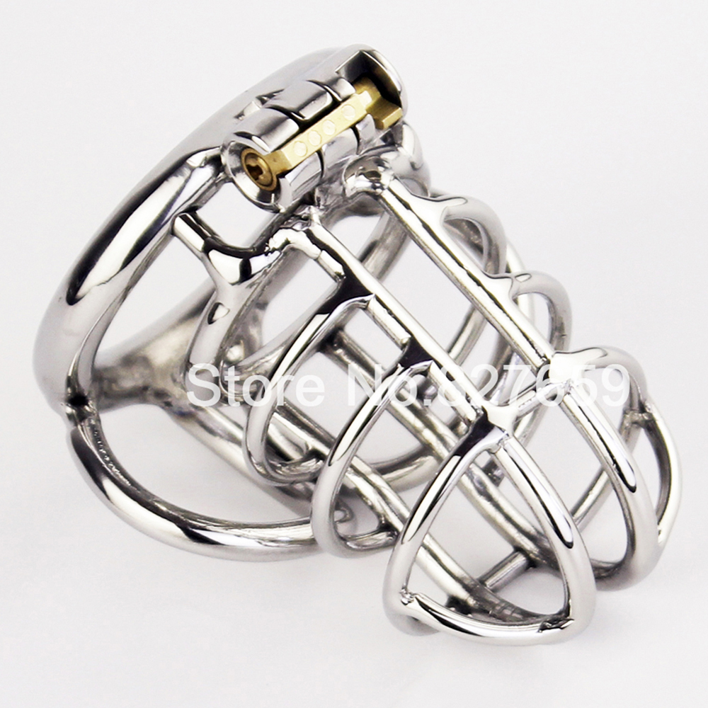 Stainless Steel Male Chastity Device Stealth Lock Penis Ring Durable Sex Toy For Men - 1