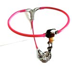 Male Underwear Chastity Belt Adjustable Waist Dick Cage Metal Pants With Stool Hole Penis For Man - 6