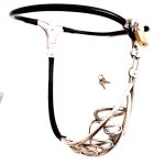 Male Underwear Chastity Belt Adjustable Waist Dick Cage Metal Pants With Stool Hole Penis For Man - 2