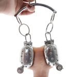 Evil Shells Stainless Steel Ball Stretcher And Crusher Spiked Cbt Cock Ring Torture Pain Vs Pleasure Gratification