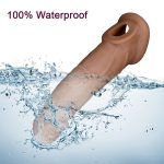 Super Soft Penis Sleeve Cock Ring Delay Ejaculation Extender Reusable Long Lasting Adult Sex Toy For Men Couple - 5