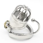 Chaste Bird Stainless Steel Male Chastity Small Cage With Base Arc Ring Devices C277