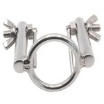 Stainless Steel Cock Ring With Urethral Plug Metal Lock Scrotum Chastity Cage Male Penis Device Sex Toys For Men Gay Delay - 4