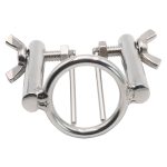 Stainless Steel Cock Ring With Urethral Plug Metal Lock Scrotum Chastity Cage Male Penis Device Sex Toys For Men Gay Delay - 3