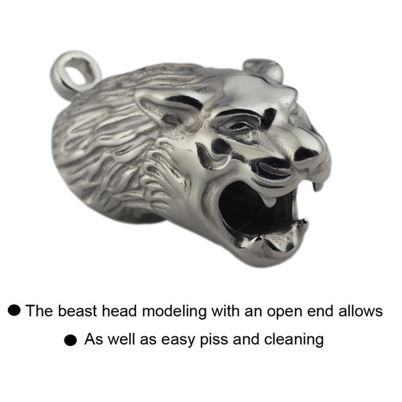 Stainless Steel Male Chastity Device Longterm Wearable Secure Penis Lock Cock Cage Erotic Adult Sex Toy For Men - 5
