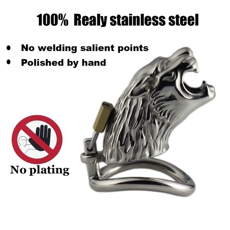 Stainless Steel Male Chastity Device Longterm Wearable Secure Penis Lock Cock Cage Erotic Adult Sex Toy For Men - 3