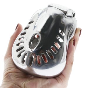 Fully Restraint Stainless Steel Male Chastity Cage Device Cock Ring Sex Toys For Men Penis Sleeve Gay Virginity Lock