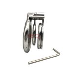 Super Small Stainless Steel Male Chastity Device Cock Cage With Anti-off Ring Catheter Penis Rings Bdsm Adult Sex Toys For Man - 3