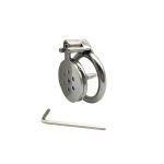 Super Small Stainless Steel Male Chastity Device Cock Cage With Anti-off Ring Catheter Penis Rings Bdsm Adult Sex Toys For Man - 2