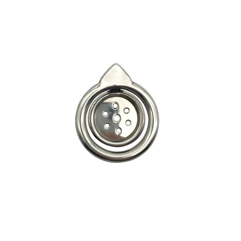 Compact Stainless Steel Male Chastity Device With Antislip Ring And Catheter Bdsm Adult Sexual Wellness Toy For Men - 9