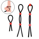 Dingye Silicone Penis Ring Adjustable Cock Erotic Toy Time Delay Sex Product For Man