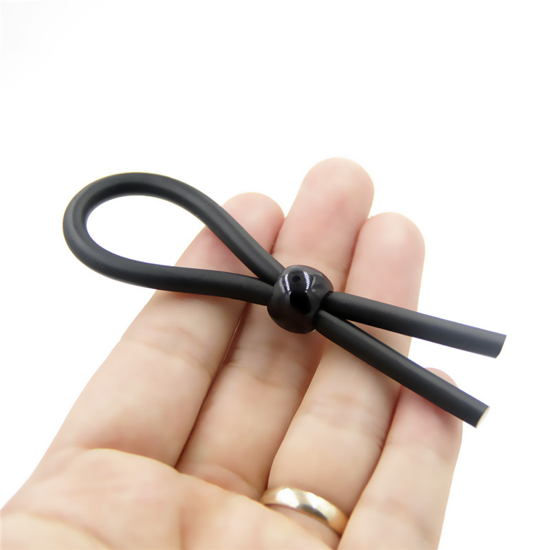Dingye Silicone Adjustable Penis Ring Erotic Male Enhancer Toy Prolonged Pleasure Time Delay Accessory For Men - 5