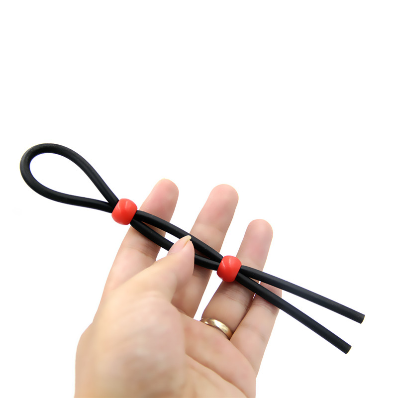 Dingye Silicone Adjustable Penis Ring Erotic Male Enhancer Toy Prolonged Pleasure Time Delay Accessory For Men - 3