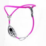 Stainless Steel Cutout Male Chastity Belt Pants Invisible Strap Penis Cock Cages Bdsm Lock Devices Sextoy For Men - 5