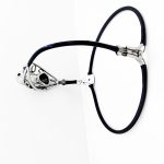 Stainless Steel Cutout Male Chastity Belt Pants Invisible Strap Penis Cock Cages Bdsm Lock Devices Sextoy For Men - 2