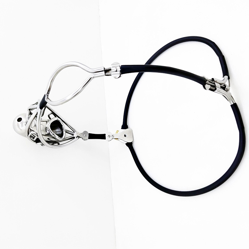 Stainless Steel Male Chastity Belt Invisible Strap Penis Cock Cage Bdsm Lock Device Adult Sex Toy For Men - 10