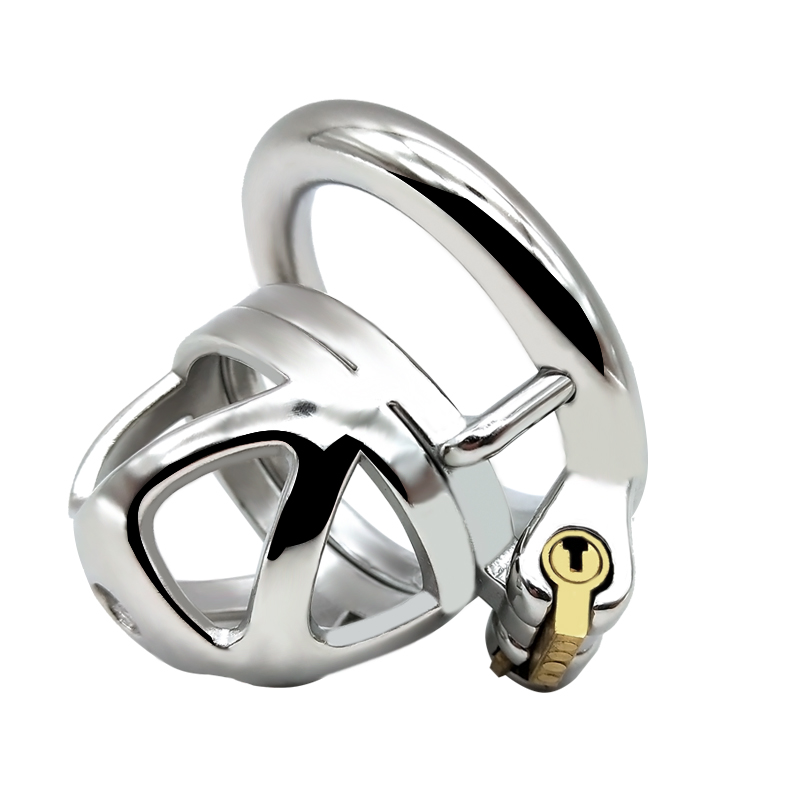Stainless Steel Male Chastity Device Lockable Penis Cage With Antishedding Ring For Enhanced Bdsm Play - 11