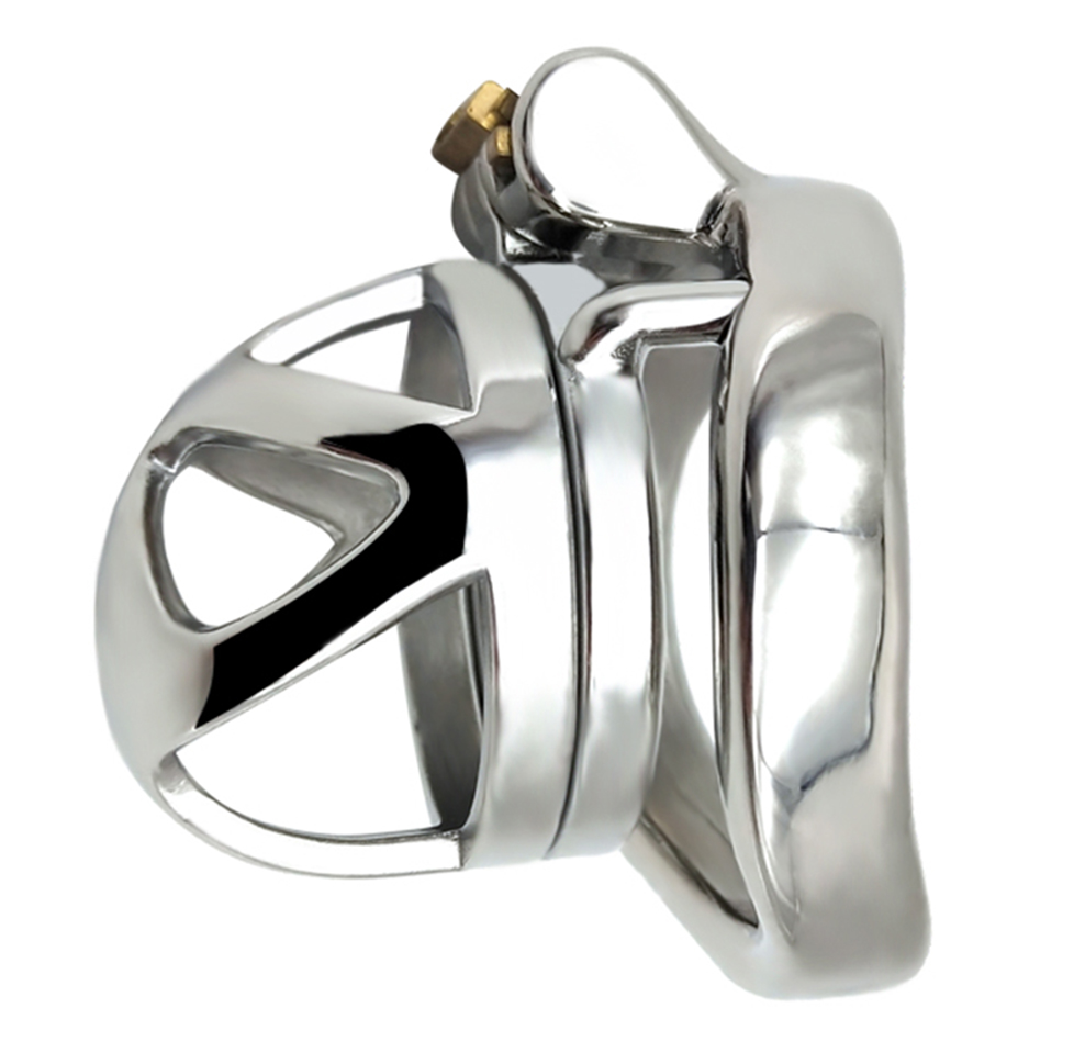 Stainless Steel Male Chastity Device Lockable Penis Cage With Antishedding Ring For Enhanced Bdsm Play - 10