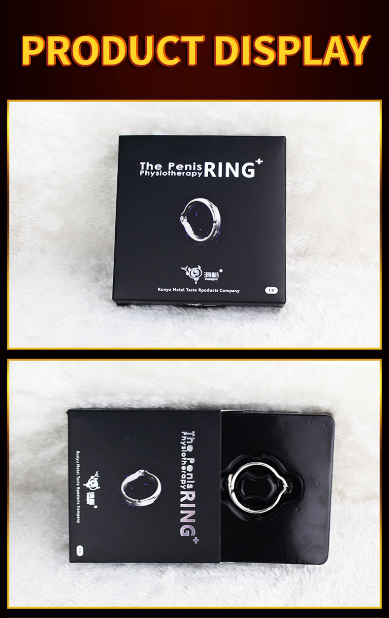 Metal Penis Ring Sleeve Male Enhancement Sex Toy Ejaculation Delay Phimosis Correction 4 Sizes Available - 1