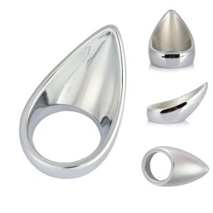Men's Cock Ring Thick Stainless Steel Penis Rings Cockring Delay Ejaculation Adult Sex Masturbator For Men Prostate Massage