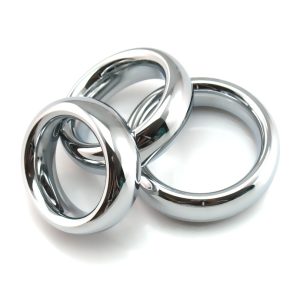 Cockring Stainless Steel Scrotum Stretcher Cock Ring Metal Ball Penis Sleeve Sex Toys For Man - 2