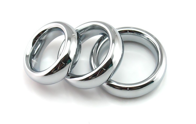 Stainless Steel Cock Ring Scrotum Stretcher Metal Ball Penis Sleeve For Men Intimate Adult Sex Toy - 7