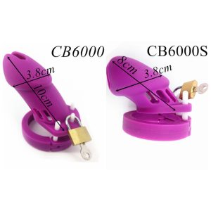 Cb6000 Cb6000s Soft Silicone Male Chastity Cage Cock Device Sex Toys With 5 Ring Penis Sleeve For Men - 2
