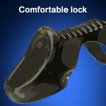 Penis Ring Reusable Silicone Cock Enlargement Ejaculation Dick Sex Toys Sleeve For Men - 5