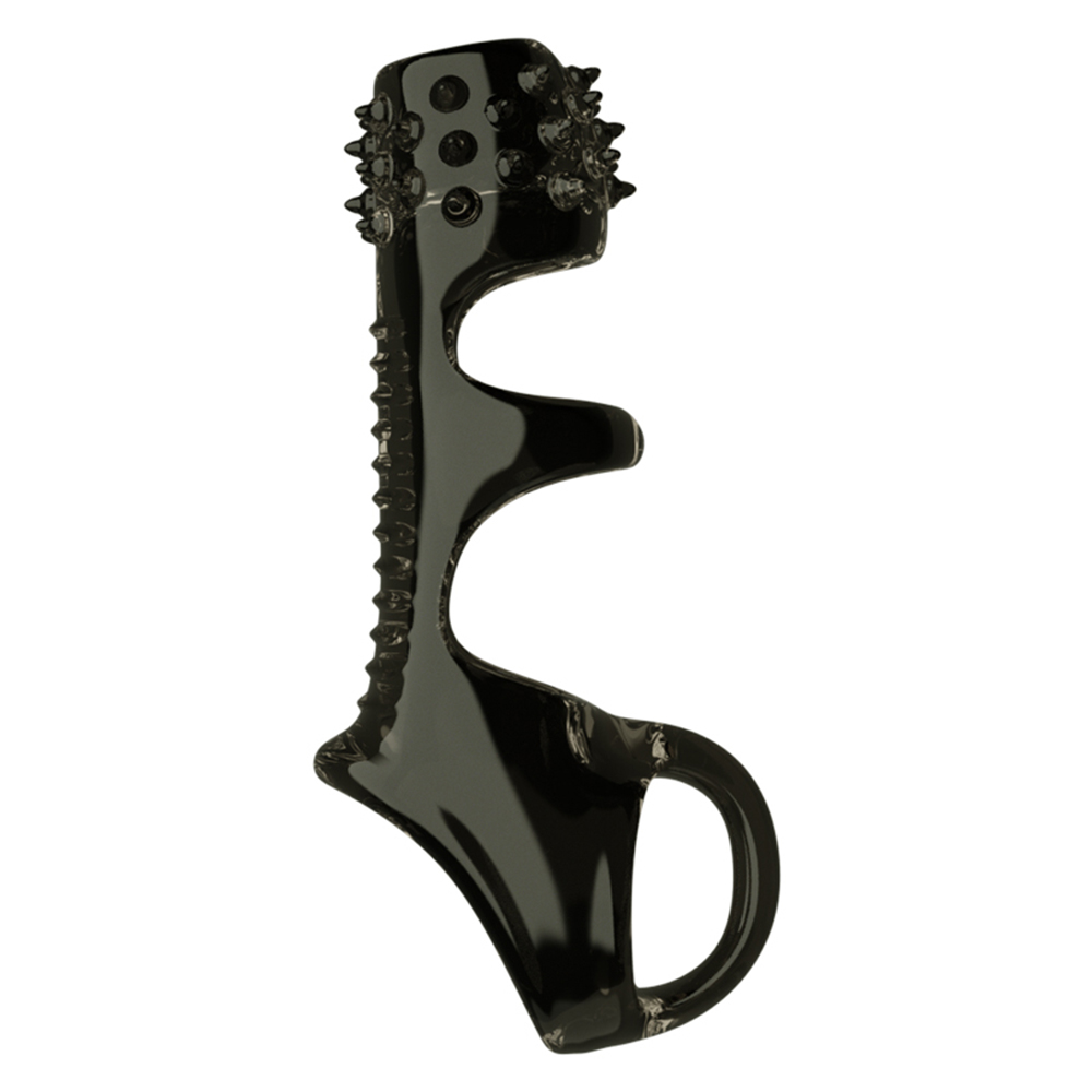 Silicone Penis Ring Reusable Mens Sexual Performance Enhancer Cock Enlargement Sleeve Ejaculation Control Toy - 15